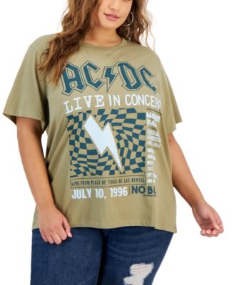 Grayson Threads, The Label Trendy Plus Size AC/DC Checker Graphic T ...