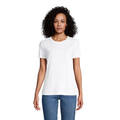 Women's Relaxed Supima Cotton Short Sleeve Crewneck T-Shirt