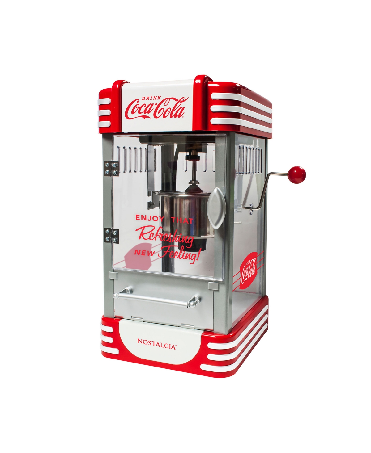 Coca-cola Nostalgia 2.5 oz Kettle Popcorn Maker In Red