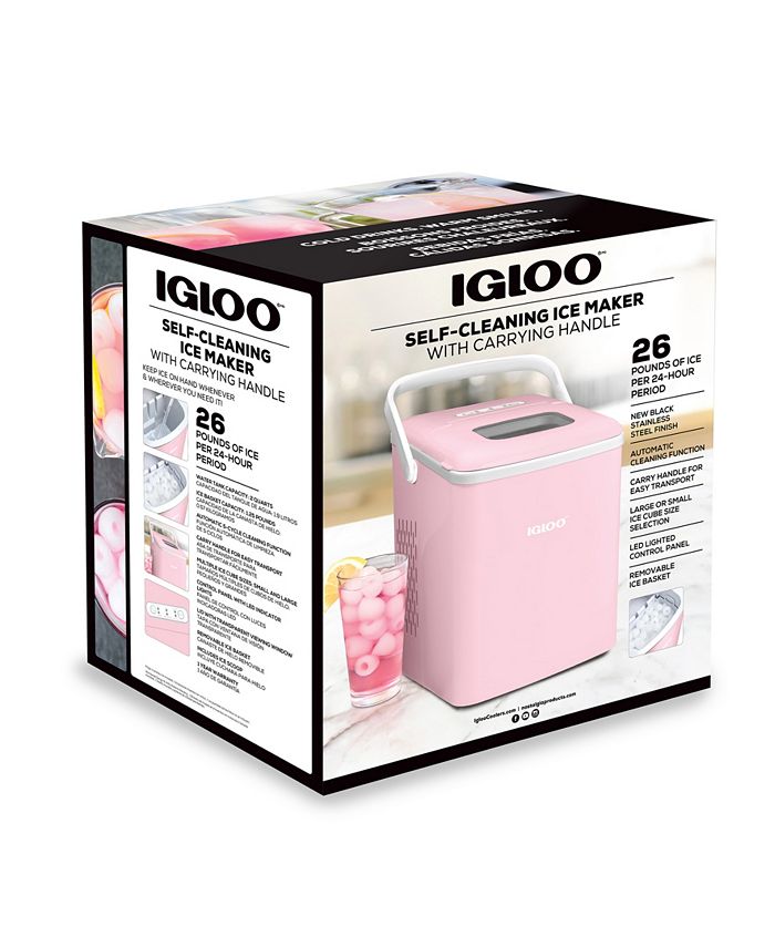 Igloo 26 Pound Automatic SelfCleaning Portable Countertop Ice Maker