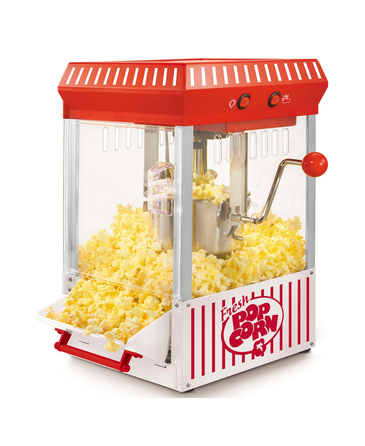 Nostalgia 17" Kettle Popcorn Maker In Red