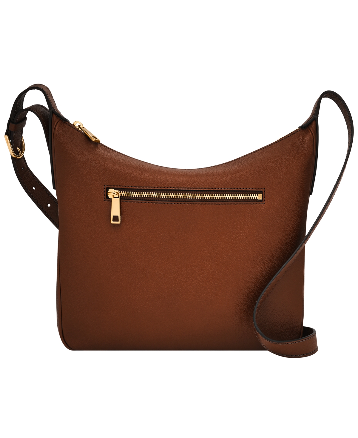 FOSSIL CECILIA LEATHER TOP ZIP CROSSBODY BAG