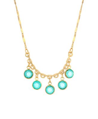 Crystal Shaky Bib Necklace
