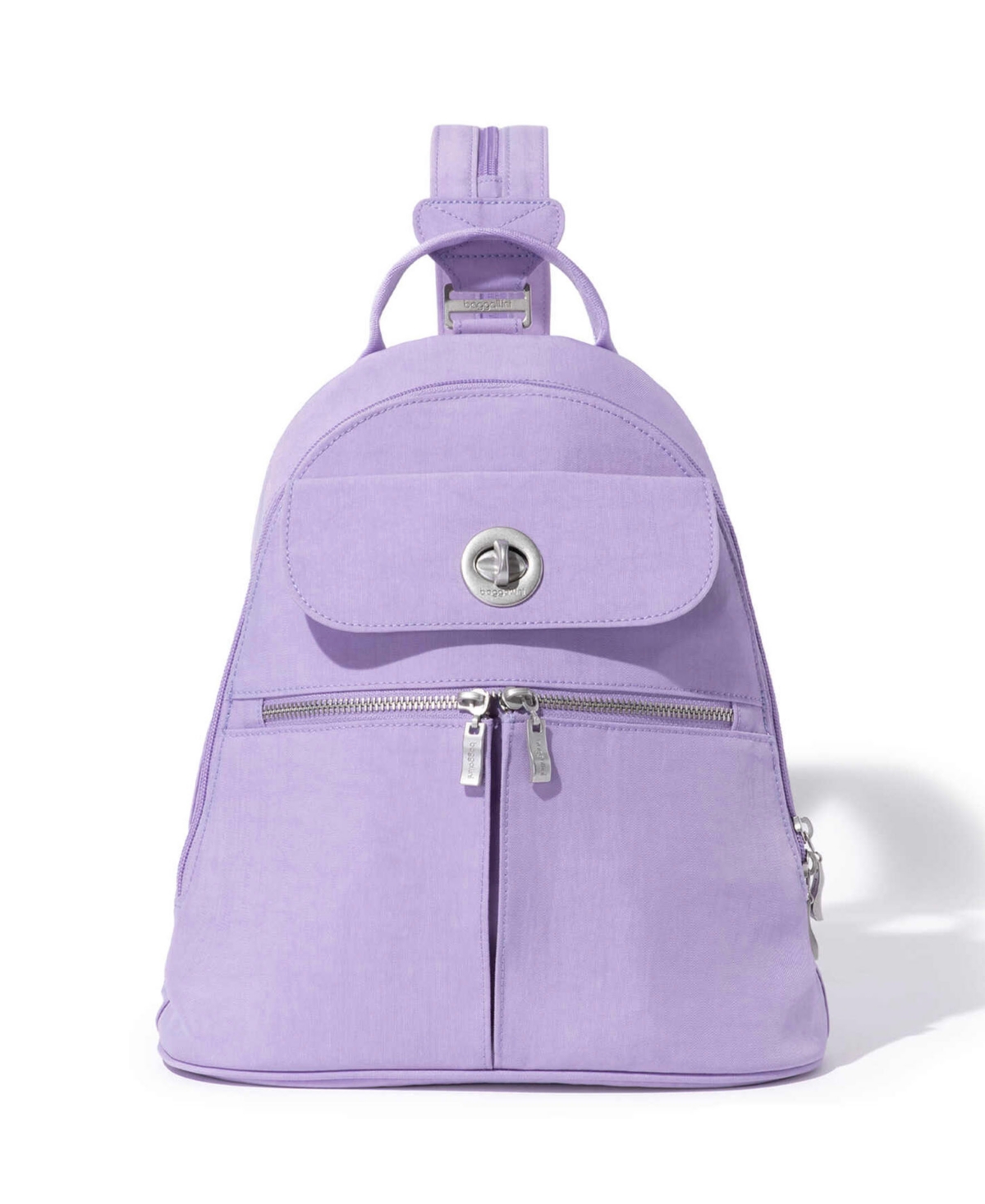 Shop Baggallini Naples Convertible Backpack In Lavender - Nylon