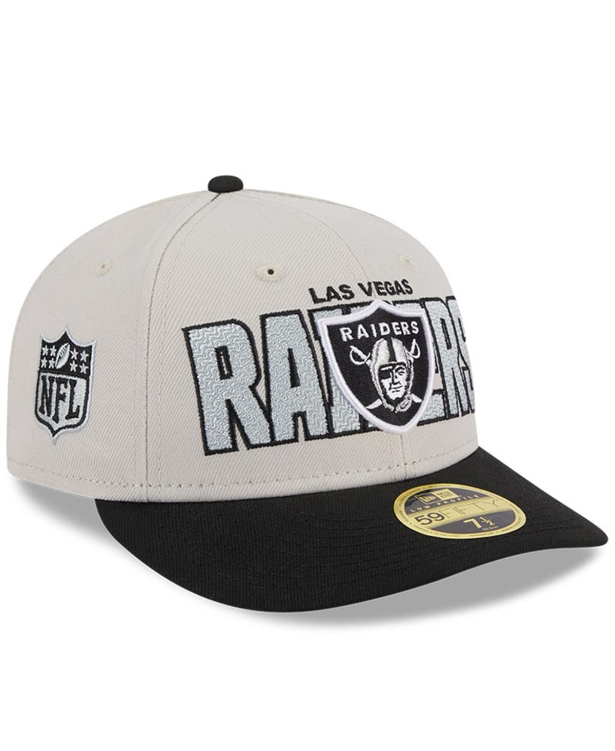 Men's New Era Black Las Vegas Raiders 2023 Nfl Draft Low Profile 59FIFTY Fitted Hat - Black
