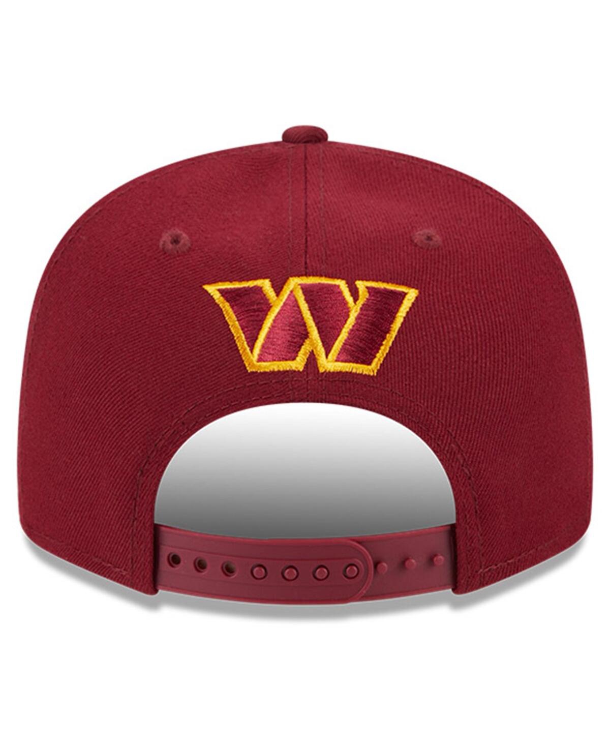 Shop New Era Men's  Burgundy Washington Commanders 2023 Nfl Draft 9fifty Snapback Adjustable Hat