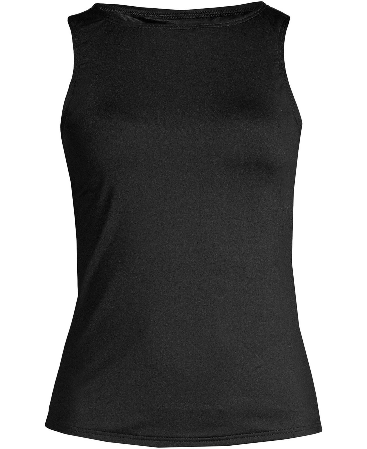 Women's Long High Neck UPF 50 Sun Protection Modest Tankini Swimsuit Top