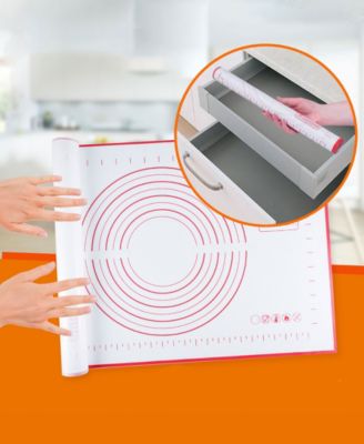 2 Pack Dough Pastry Baking Mat, 16" x 24"