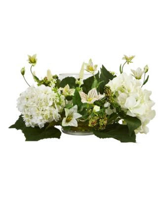 Hydrangea Artificial Candelabrum Arrangement 