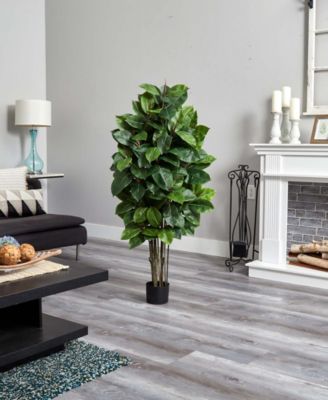 58" Rubber Leaf Artificial Tree