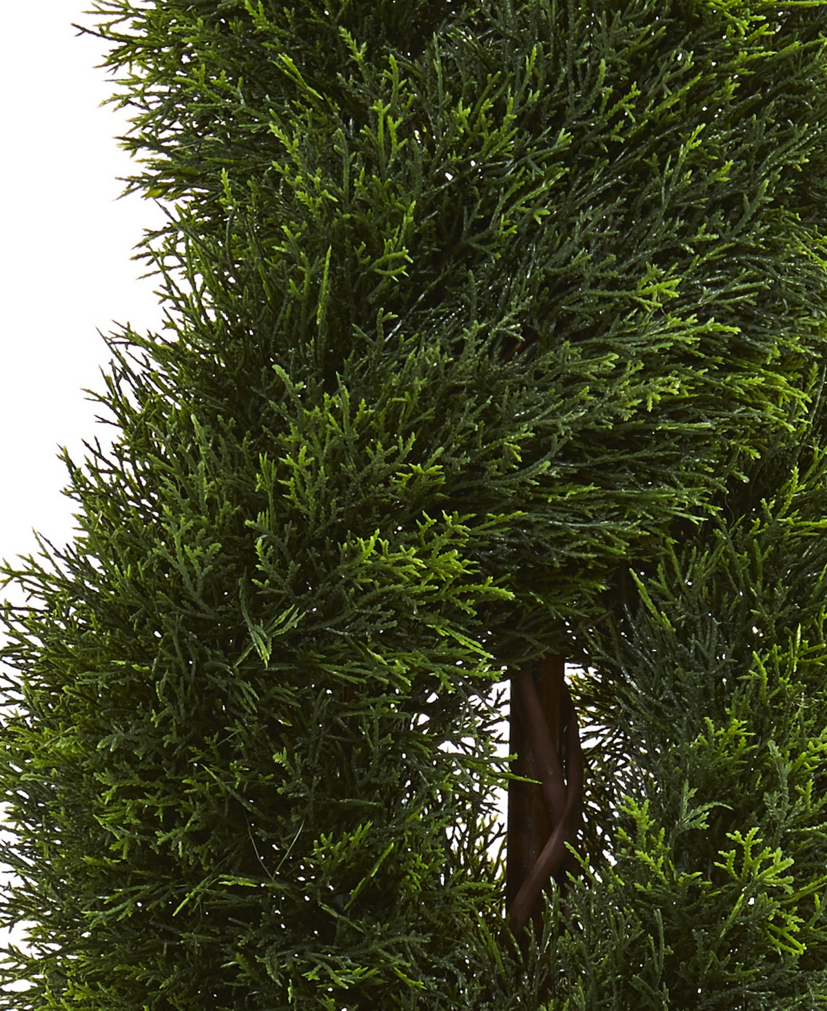 Nearly Natural Double Pond Cypress Topiary Artificial Tree in Terracotta Planter Uv Resistant