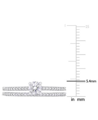 Diamond Bridal Ring Set (1/2 ct. t.w.) in 14k White Gold