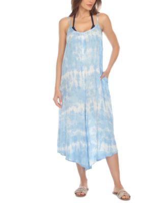 Raviya - Women's Tie-Dyed Jumpsuit Swim Cover-Up