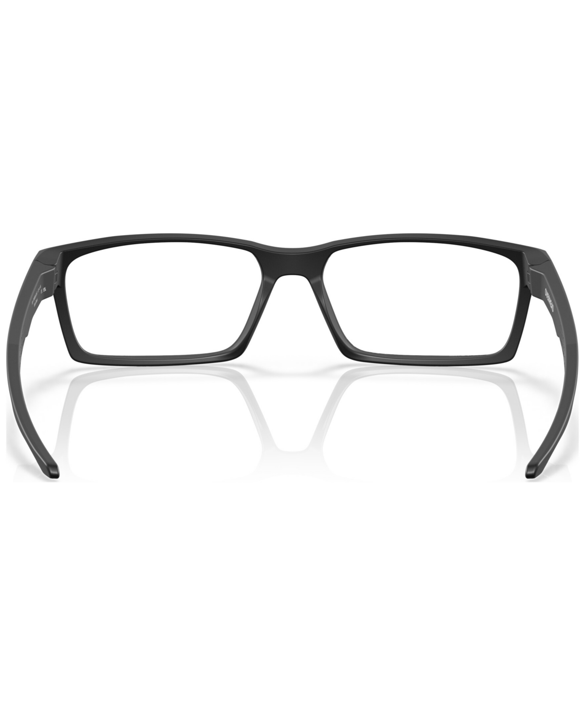 Oakley Men's Rectangle Eyeglasses, Ox8060 59 In Satin Black