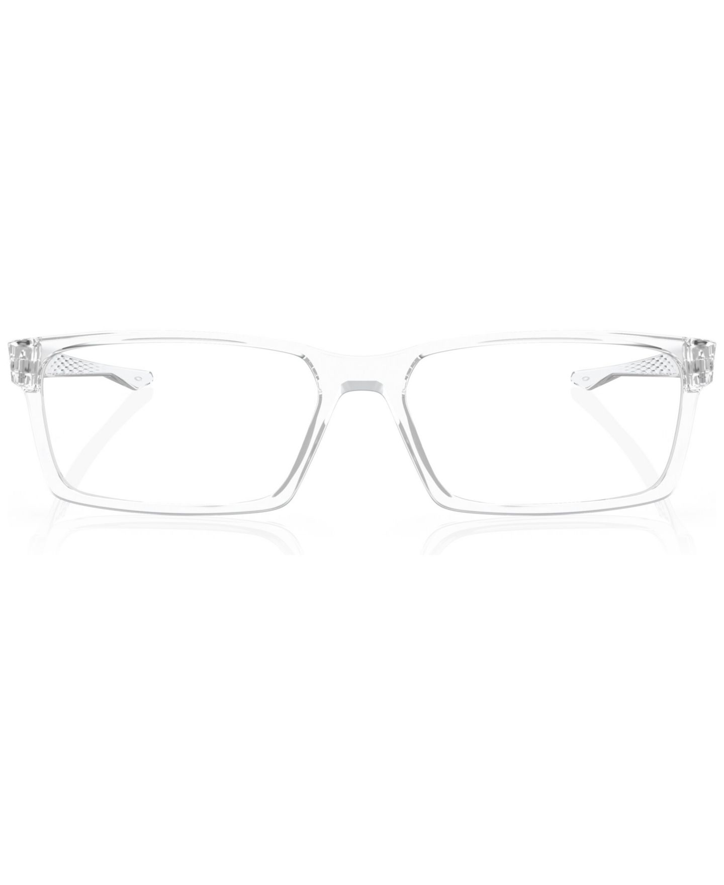 Мужские очки Celine Oakley Man Rectangle Plastic OX8060 Overhead Eyeglasses, цвет: Полированный прозрачный — фото 2