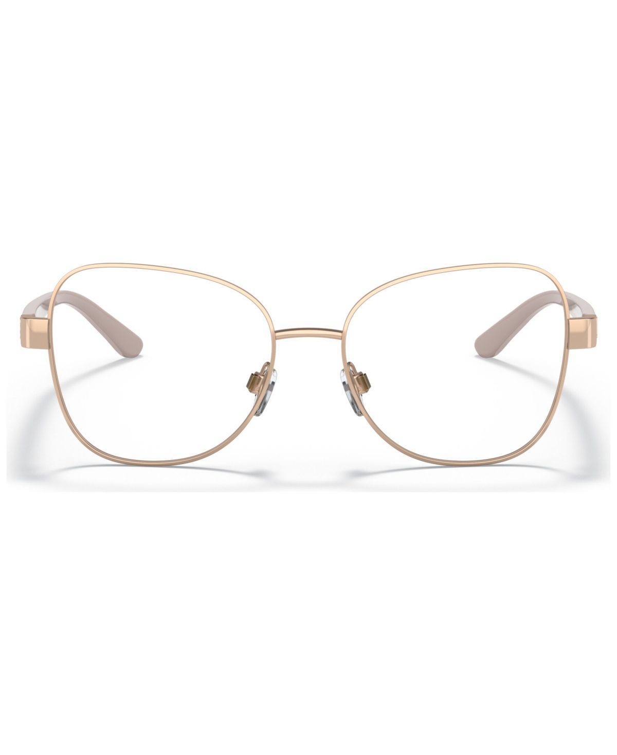 Women's Irregular Eyeglasses, Rl5114 52 In Shiny Rose Gold-tone