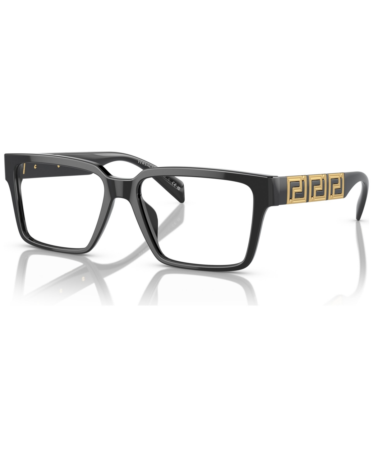 Men's Rectangle Eyeglasses, VE3339U 53 - Black