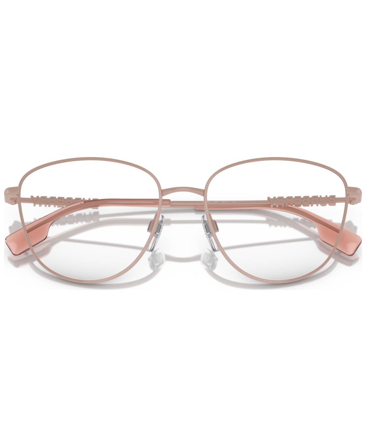 Burberry Women's Phantos Eyeglasses, Be1376 53 In Pink