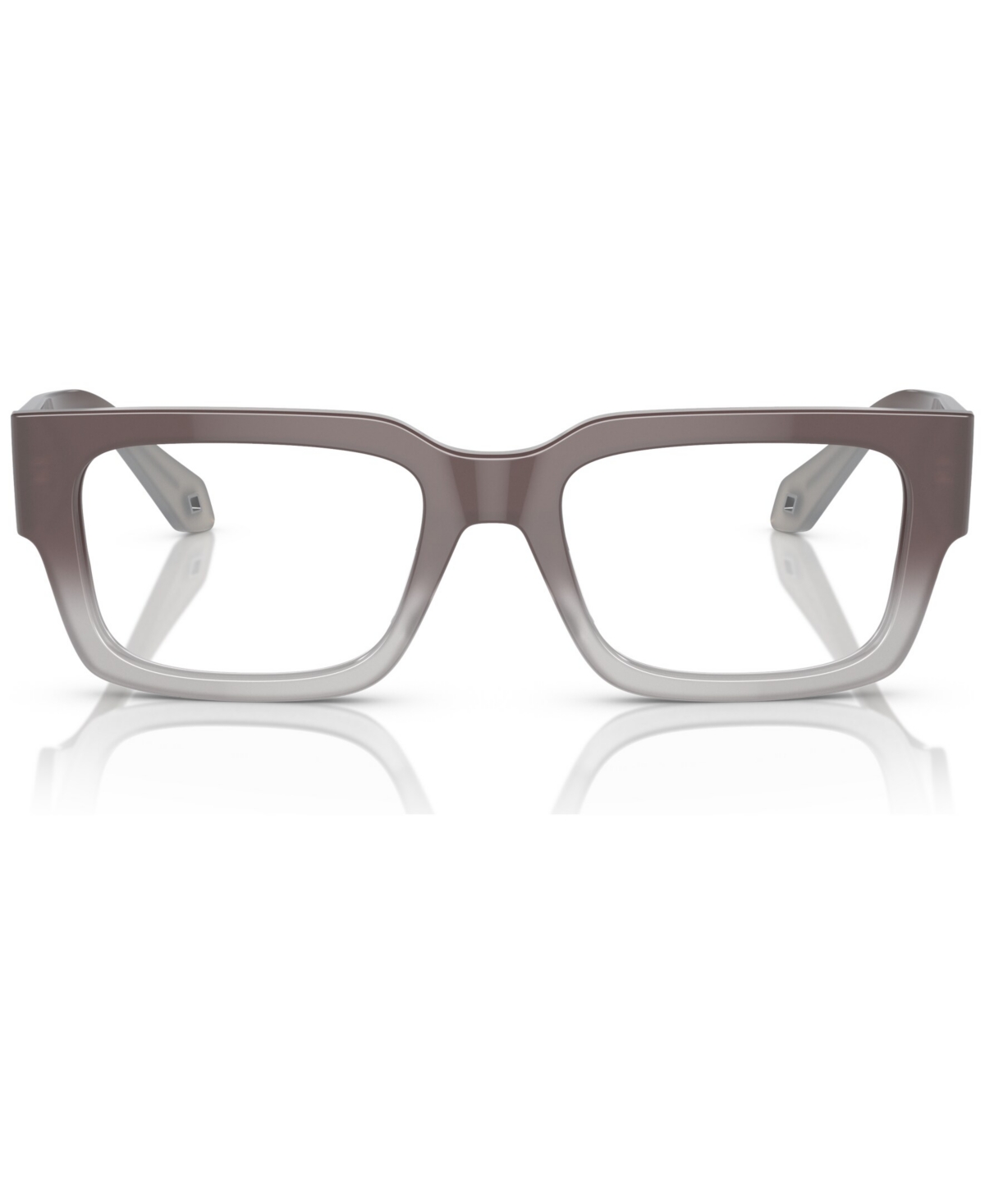 Giorgio Armani Men's Rectangle Eyeglasses, Ar7243u 53 In Gradient Brown,blue