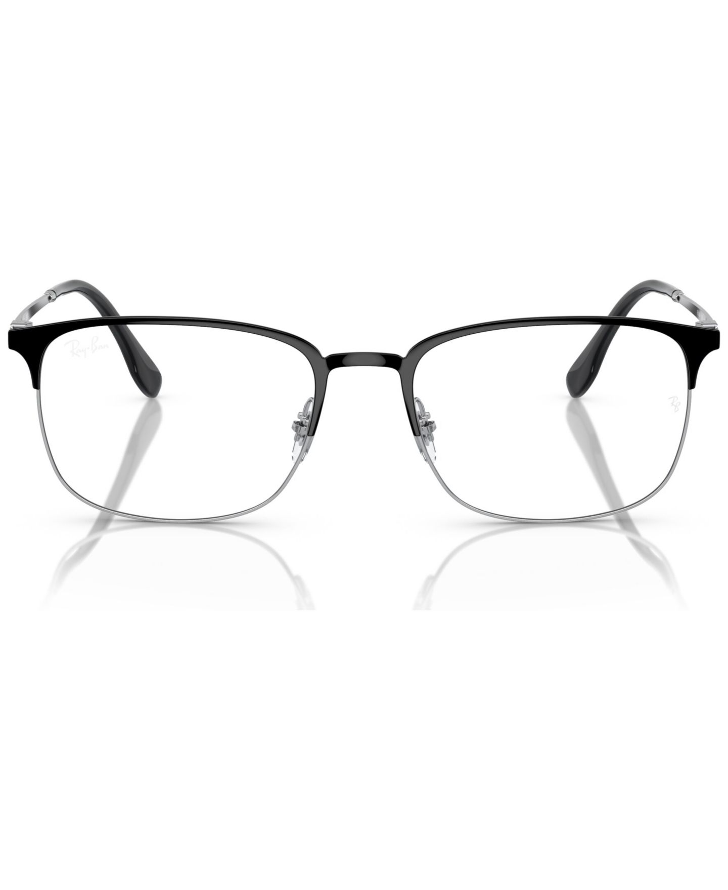 Мужские очки Ray-Ban Man Pillow Metal RB6494 Optics Eyeglasses, цвет: Чёрный — фото 7