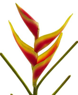 26-In. Heliconia Artificial Flower, Set of 4