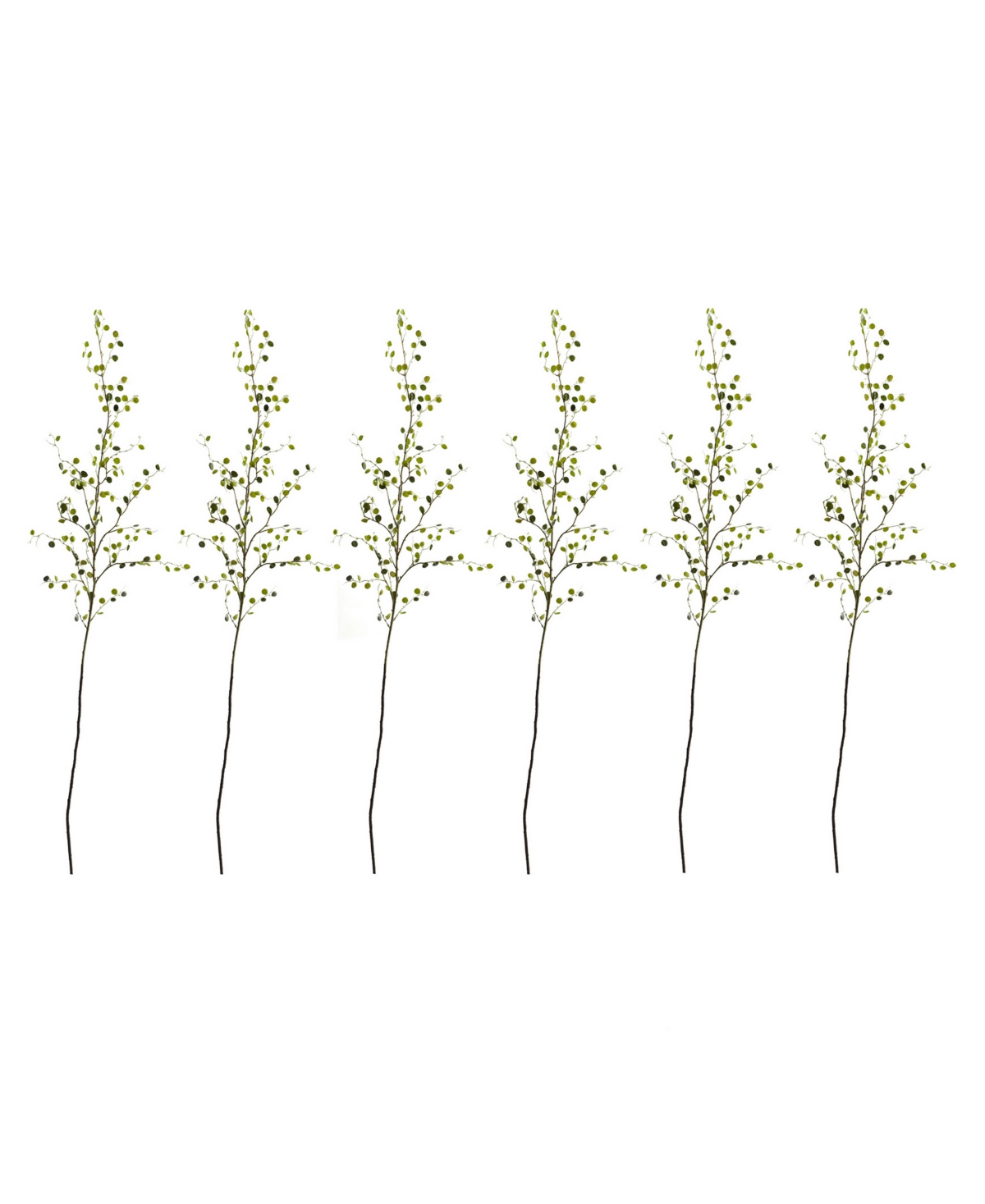 NEARLY NATURAL 48" NIGHT WILLOW ARTIFICIAL FLOWER STEMS, SET OF 6 