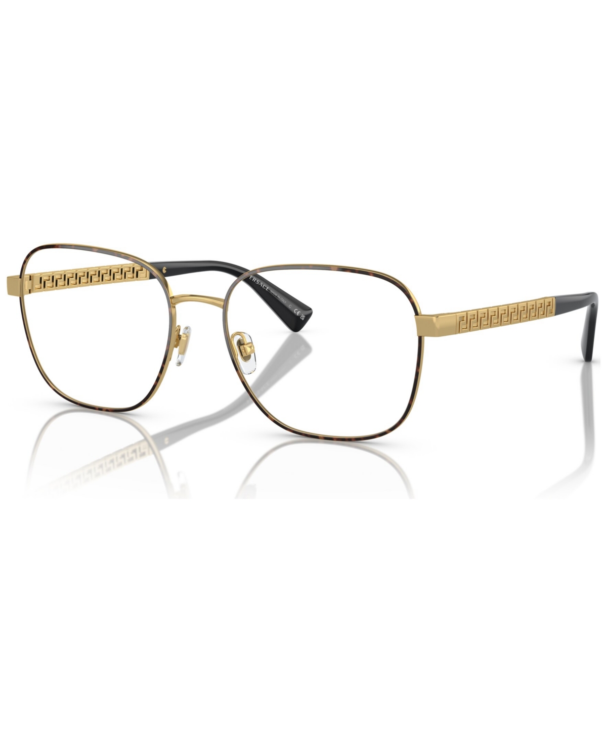 Men's Phantos Eyeglasses, VE1290 56 - Havana, Gold-Tone
