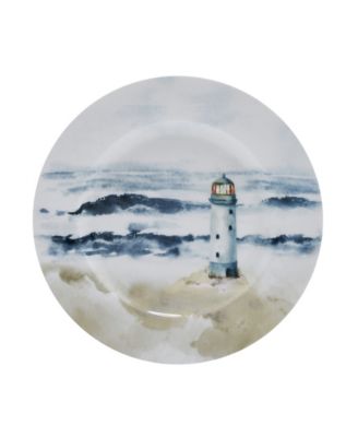 Seaside  Bone China 12 Pc. Dinnerware Set, Service for 4