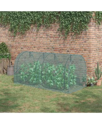 8 x 4ft Crop Cage with Two Zippe Doors and Storage Bag
