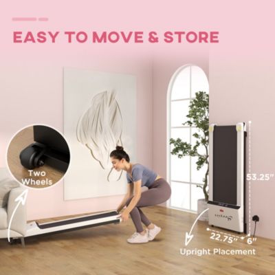 Walking Jogging Treadmill, Home Gym Exercise Machine w/ LED Monitor