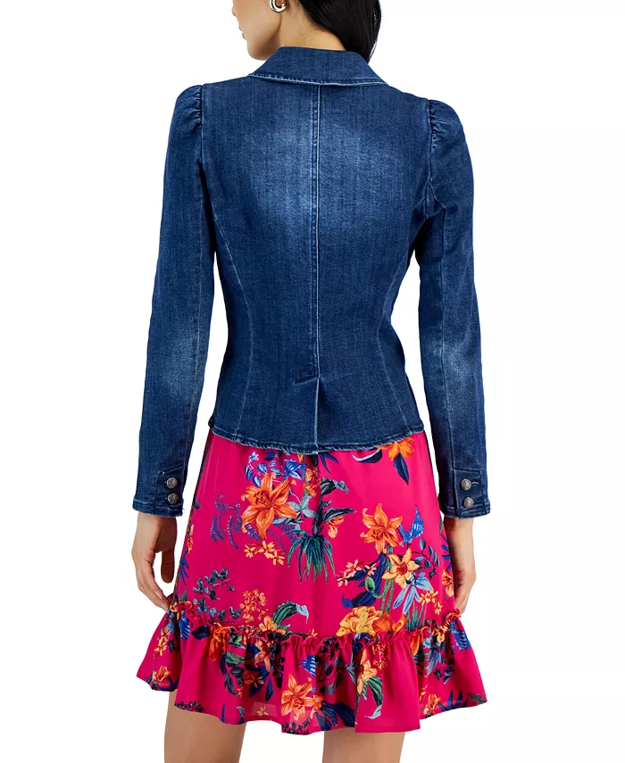 Women's Puff-Sleeve Blazer - thumbnail 6