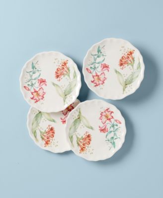 Butterfly Meadow Melamine Salad Plates, Set of 4