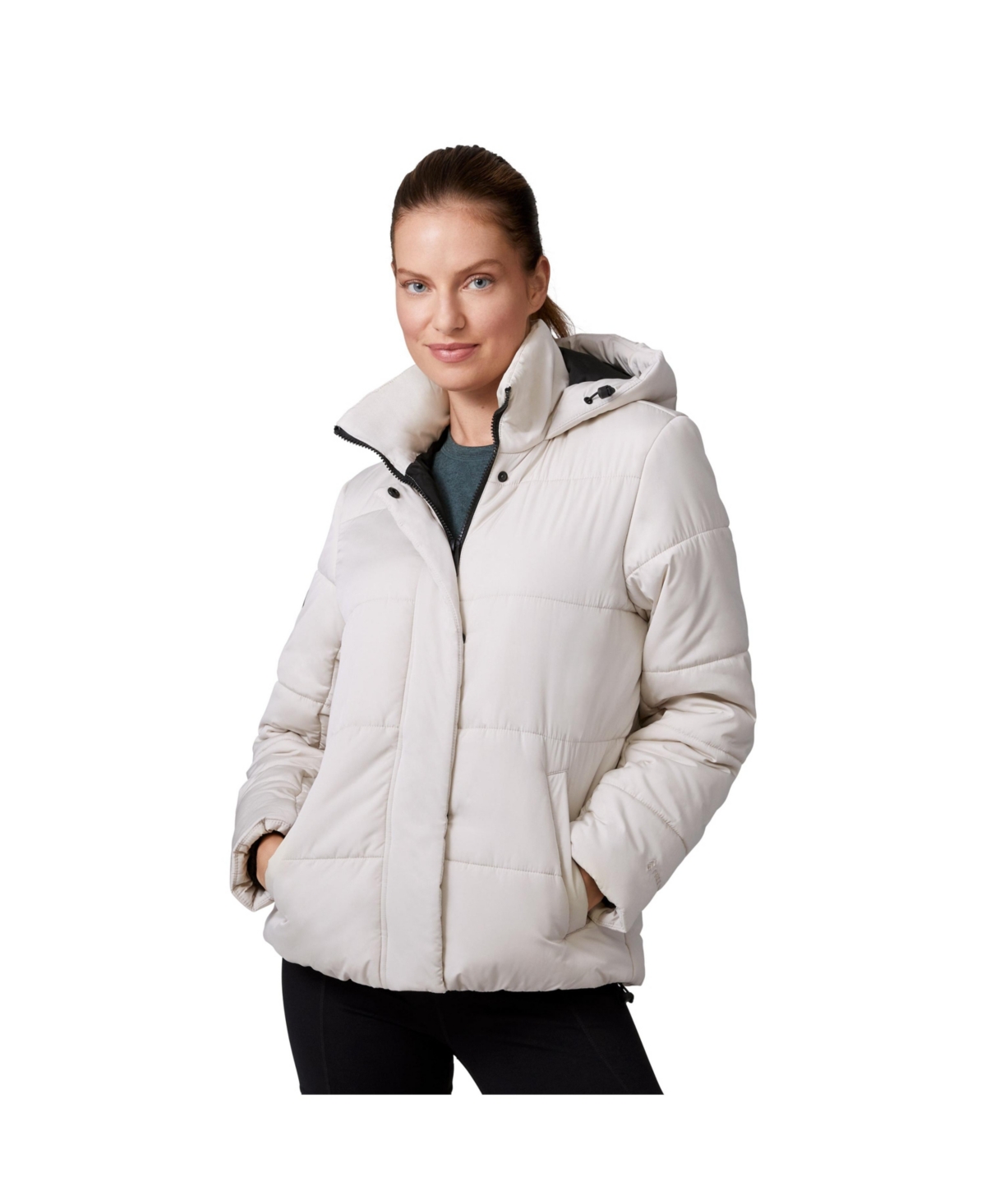 Free Country Women's Freecycle Lansby Puffer Jacket In Oat