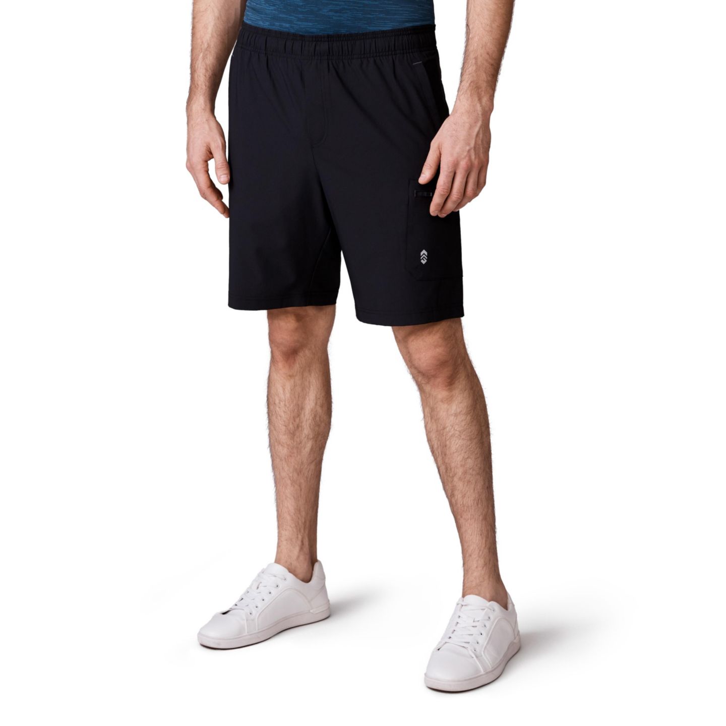 Мужские шорты Free Country Tech Stretch Short II, цвет: Чёрный — фото 1