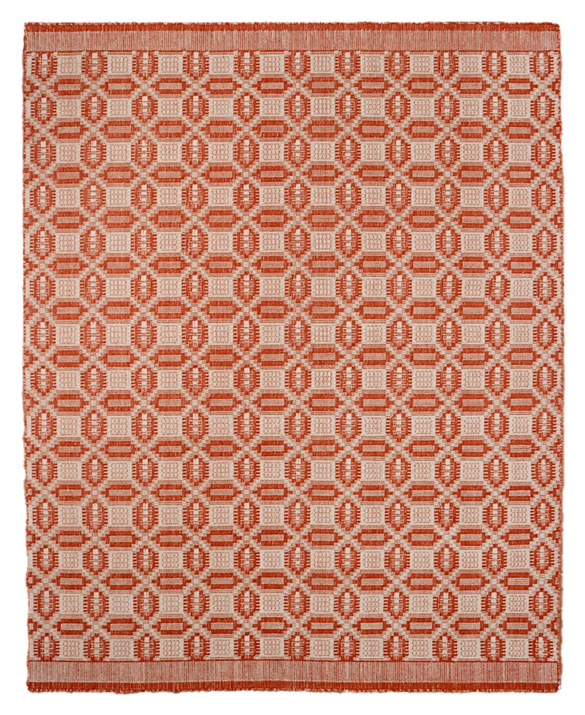 NuStory Newell Turner Angelica's Garden I 7'6in x 9'6in Area Rug - Rust