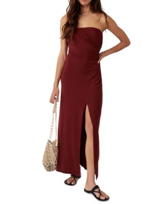 Robe Free People Jersey Tricoté - Taille XS, Occasion Très Bon état, Style Bohème
