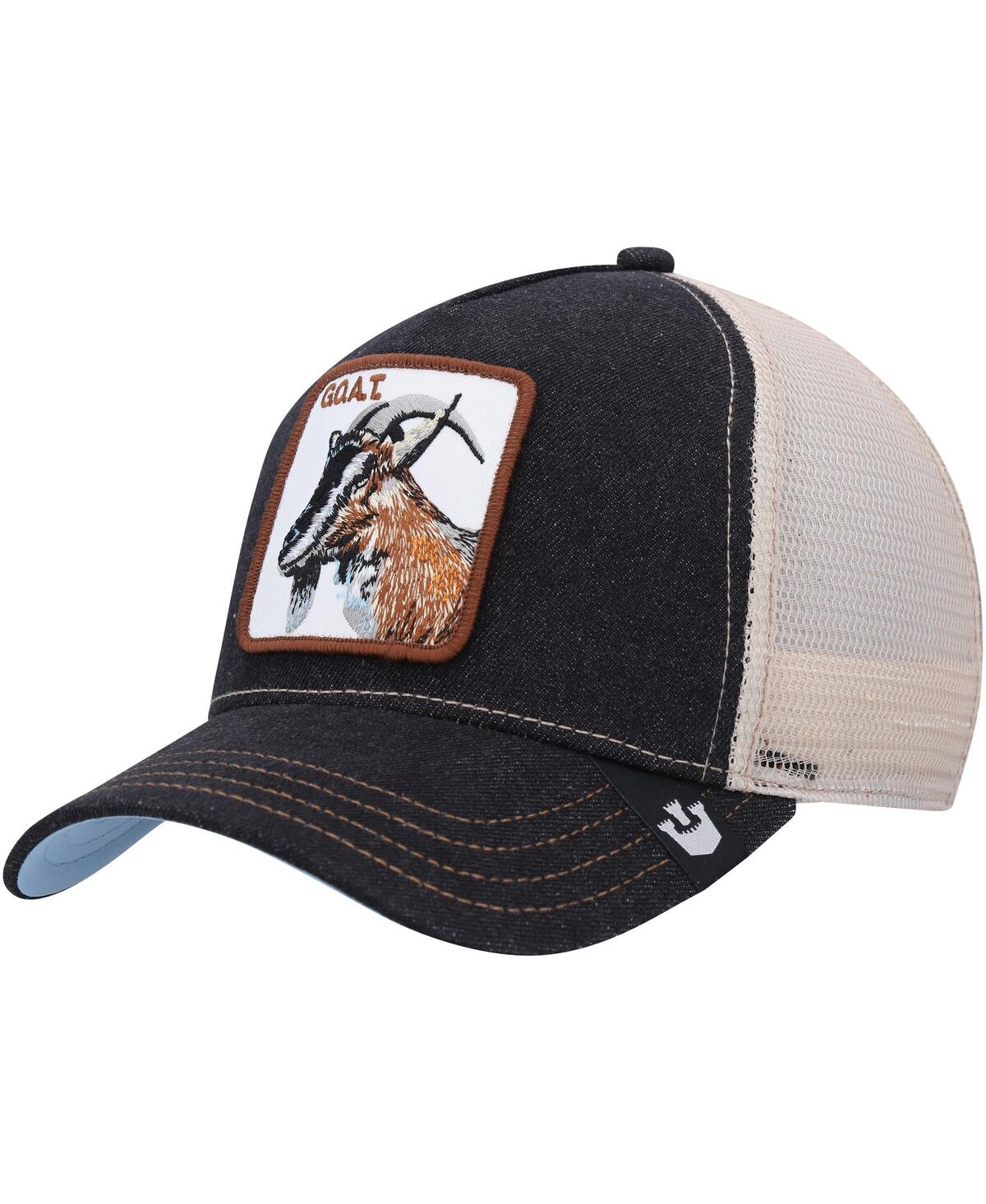 Goorin Bros Men's . Charcoal Goat Beard Trucker Adjustable Hat