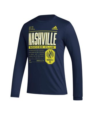 Men's Navy Nashville SC Club DNA Long Sleeve T-shirt
