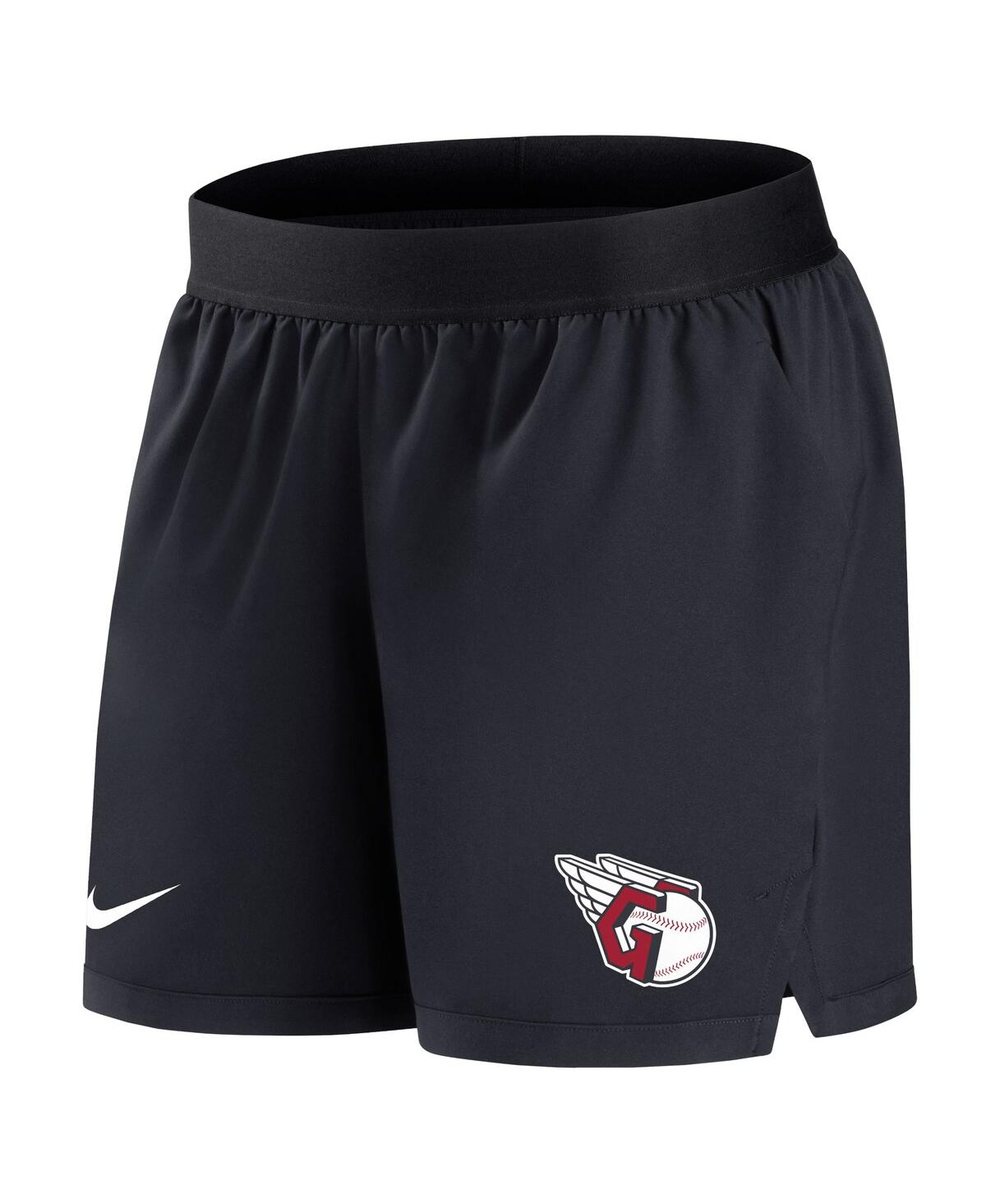 Nike Women's  Navy Cleveland Guardians Authentic Collection Team Performance Shorts In Navy