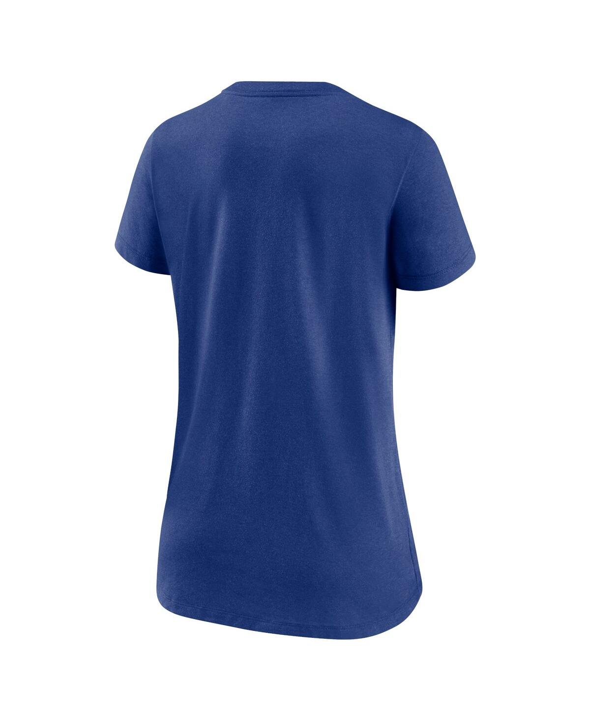 Nike Royal New York Giants Hometown Collection Tri-blend V-neck T-shirt In Royal
