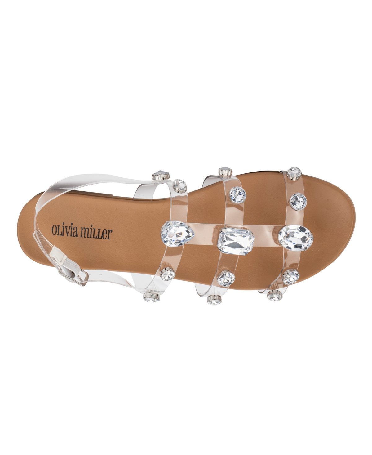 Olivia Miller Women's CrystalSandals - Clear