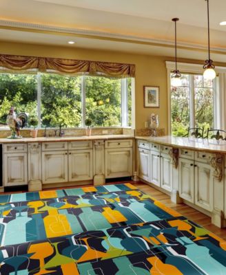 Kendall Kitchen Washable KE13 2'6" x 3'10" Area Rug