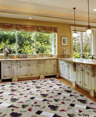 Kendall Kitchen Washable KE14 2'6" x 3'10" Area Rug
