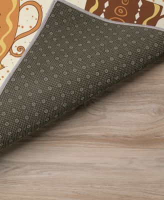 Kendall Kitchen Washable KE15 2'6" x 3'10" Area Rug