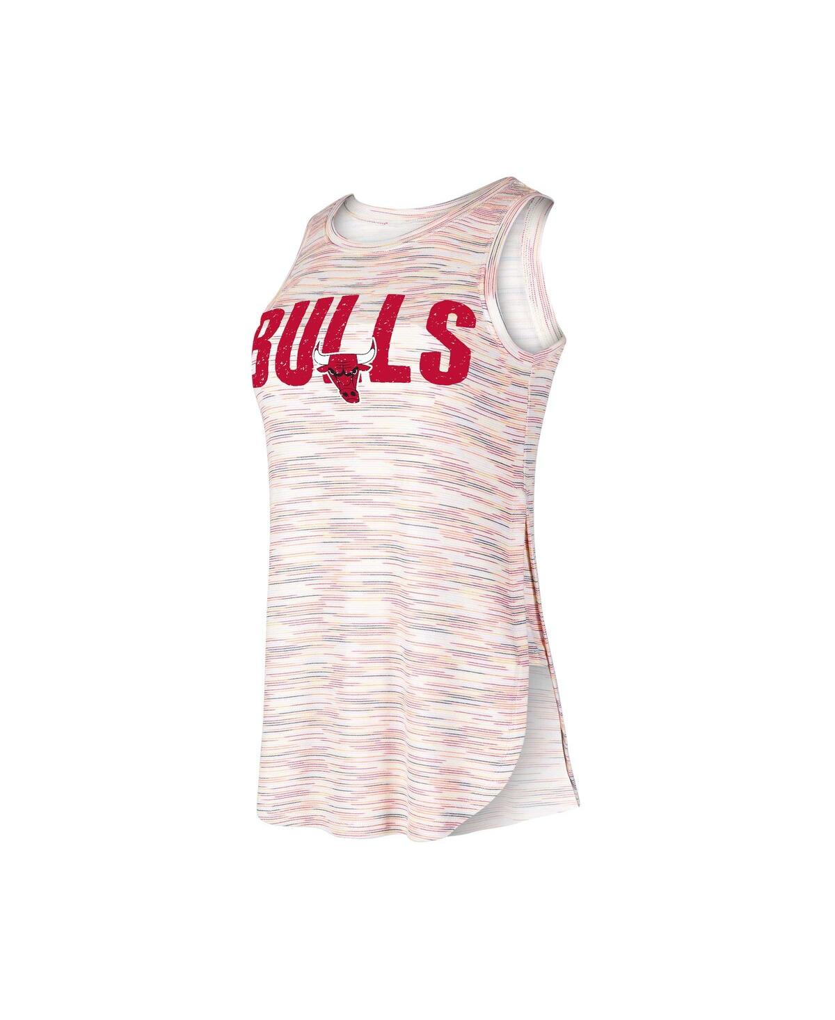 Concepts Sport Women's  White Chicago Bulls Sunray Tank Top