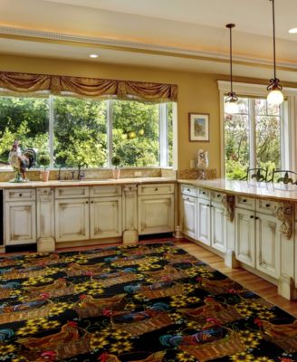 Kendall Kitchen Washable KE2 5' x 7'6" Area Rug