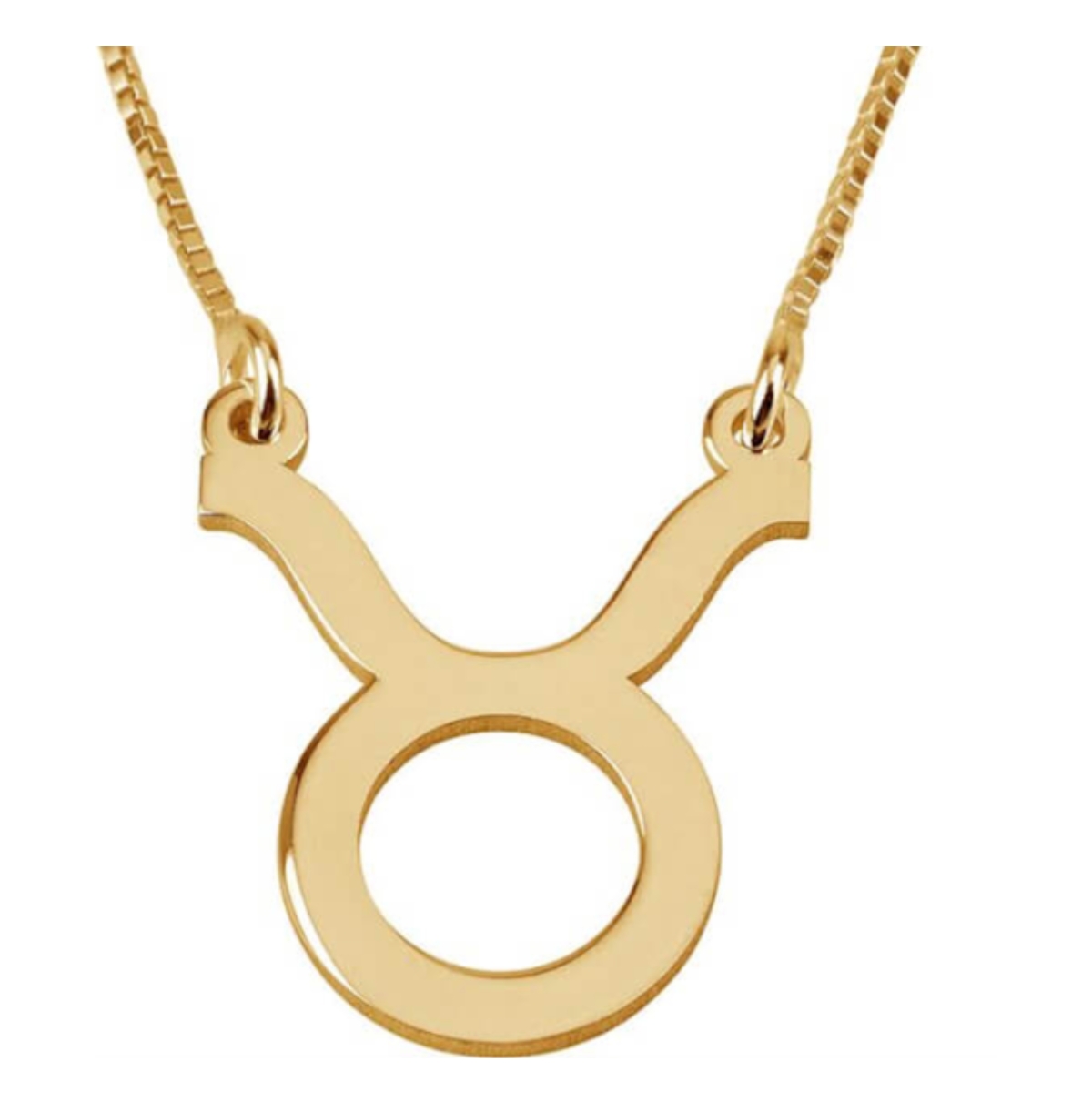Taurus Zodiac Necklace - Gold