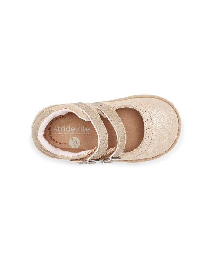 Stride Rite Toddler Girls SRTech Cordaline Leather Shoes - Macy's
