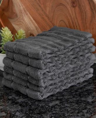 Solid Woven Dish Cloth, Set of 6