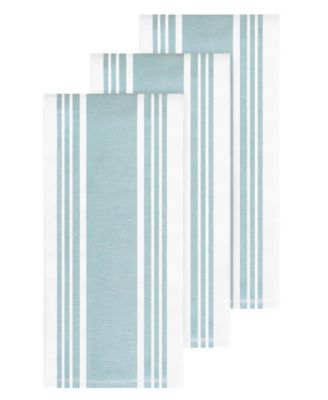 Stripe Dual Sided Woven Kitchen Towel, Set of 3